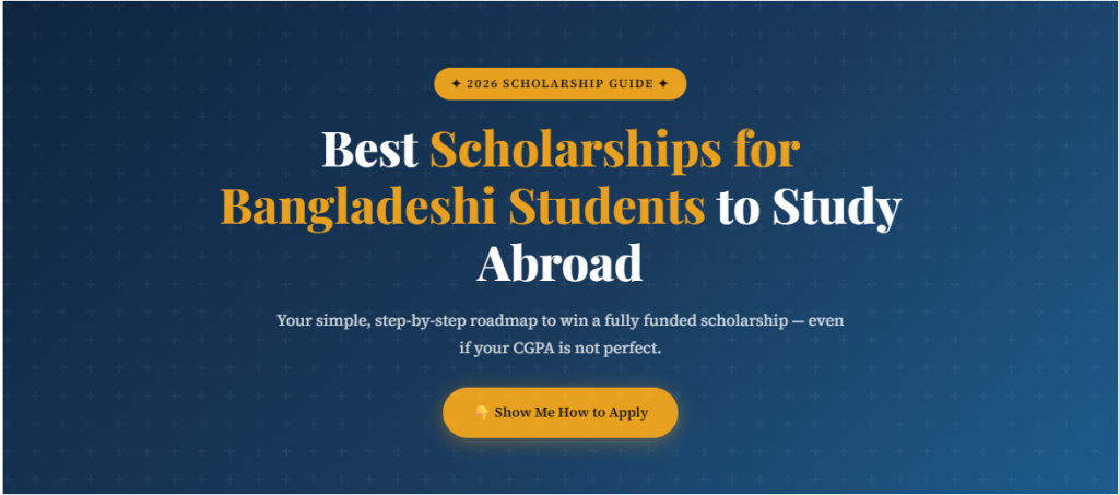 scholarship for bangladeshi students