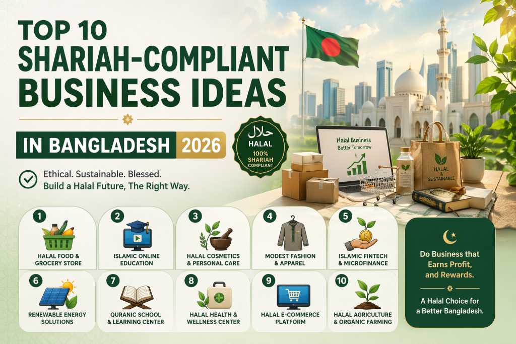 Halal business ideas bangladesh 2026