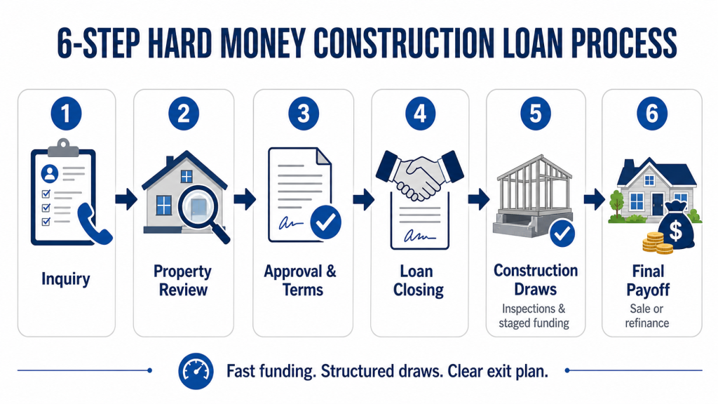 6 step hard money loan process